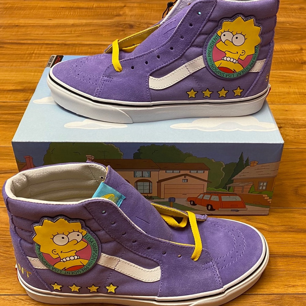 Lisa 4 Prez Sk8-Hi The Simpsons X Vans